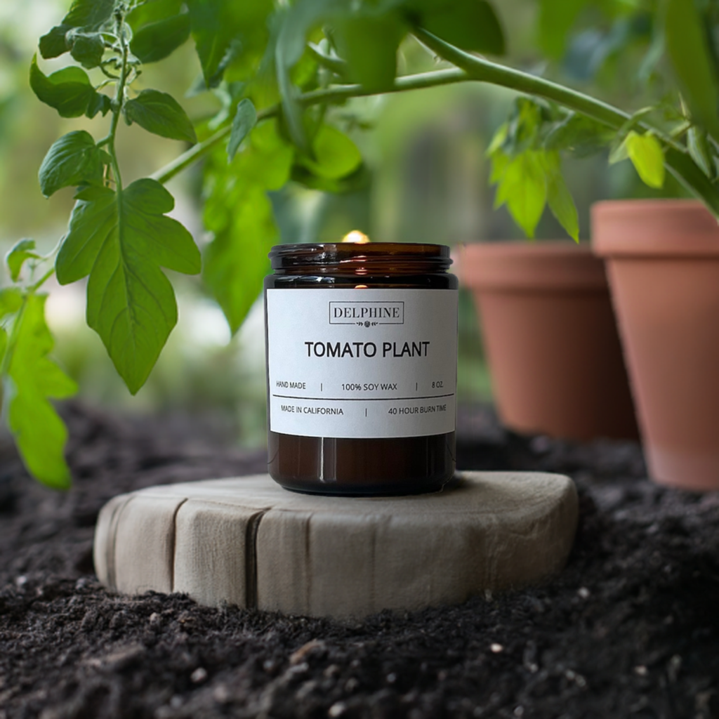 Tomato Plant Candle