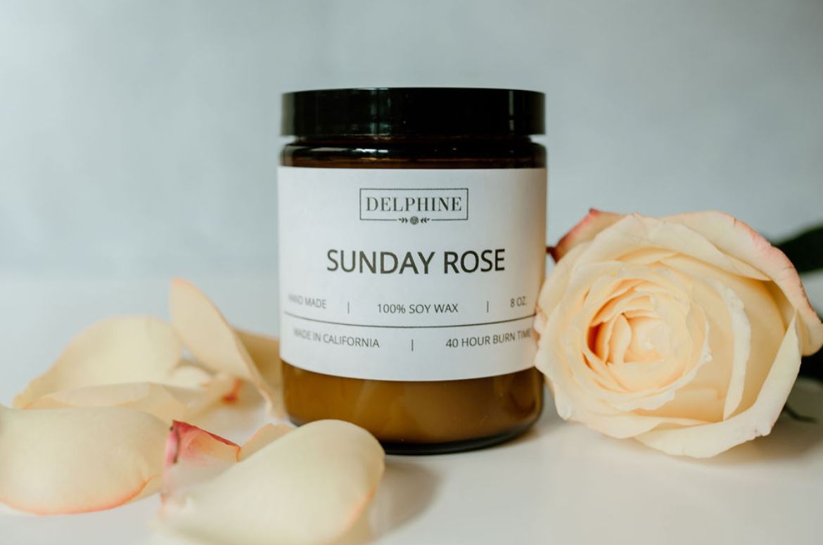 Sunday Rose Candle