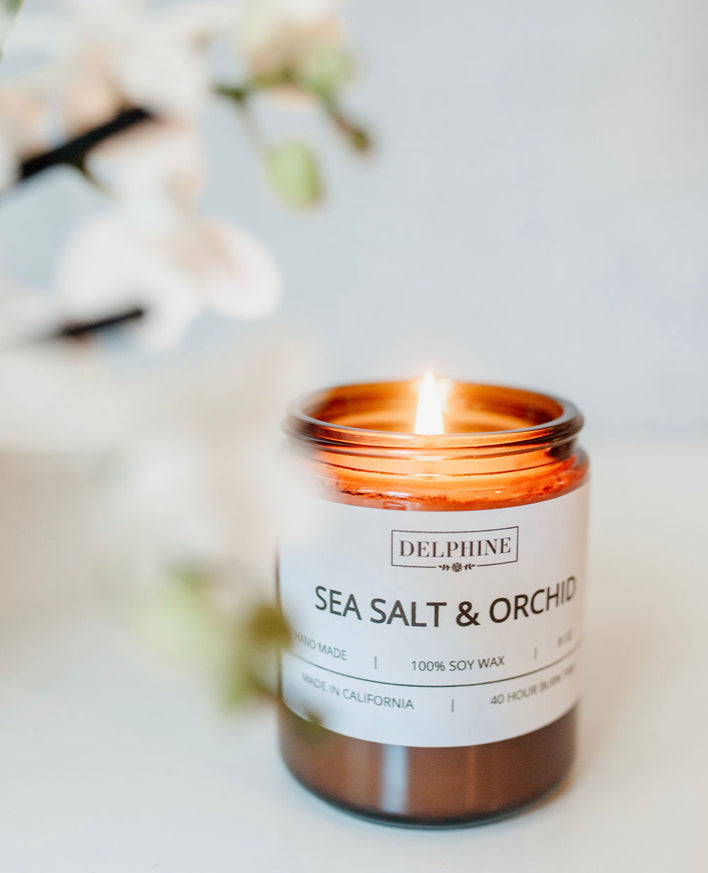 Sea Salt & Orchid Candle